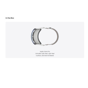 Apple Vision Pro VR Headset with M2 Chip, 23 Million Pixels with Micro OLED 3D Display, 16GB RAM, 256GB Storage, Stereoscopic 3D Main Camera, Spatial Audio, VisionOS
