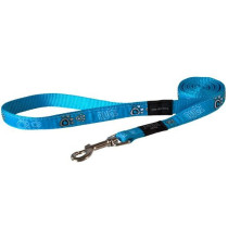 Rogz Turquoise Paw Lead, x-Large, Turquoise