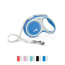 Flexi New Comfort Tape Dog Leash, S5M, Red
