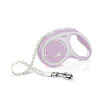 Flexi New Comfort Tape Dog Leash, M5M, Rose