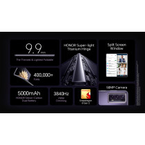 Honor Magic V2 512GB, 16GB, 5G Folded Screen Purple