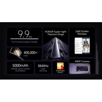 Honor Magic V2 512GB, 16GB, 5G Folded Screen Black