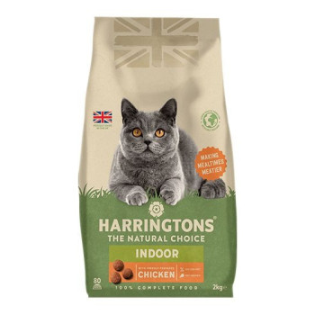 Harringtons 2Kg Complete Indoor Chicken Dry Cat Food