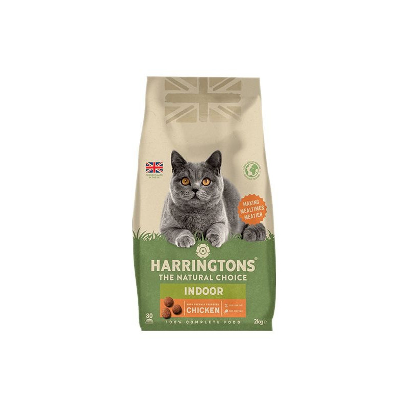 Harringtons 2Kg Complete Indoor Chicken Dry Cat Food