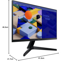 Samsung 27 Inch IPS Full HD 1080P 75Hz Borderless Monitor With HDMI, VGA - LS27C310