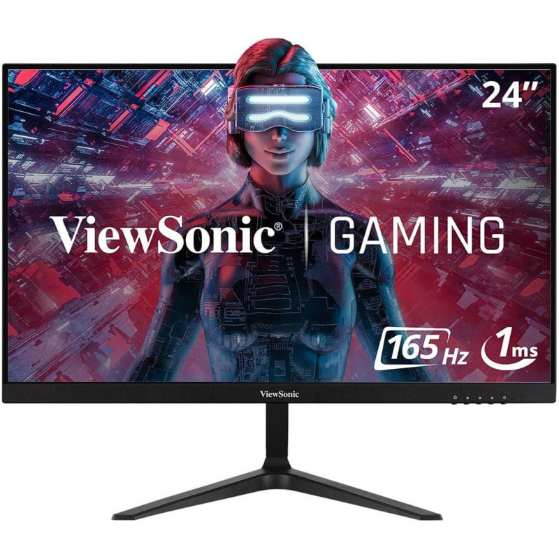 Viewsonic VX2418-P-MHD 24 Inch Frameless Full HD 1080P 165Hz 1Ms Gaming Monitor With Adaptive-Sync Eye Care HDMI And Display Port