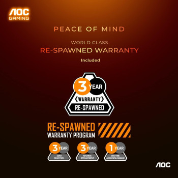 AOC C27G2Z 27 Inch Curved Frameless Ultra-Fast Gaming Monitor, FHD 1080P, 0.5Ms 240Hz, Freesync, HDMI/DP/VGA, Height Adjustable, 3-Year Zero Dead Pixel Guarantee, Black, Xbox PS5 Switch