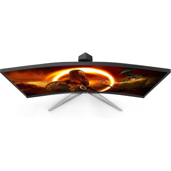 AOC C27G2Z 27 Inch Curved Frameless Ultra-Fast Gaming Monitor, FHD 1080P, 0.5Ms 240Hz, Freesync, HDMI/DP/VGA, Height Adjustable, 3-Year Zero Dead Pixel Guarantee, Black, Xbox PS5 Switch