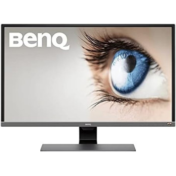 BenQ Ew3270U 32 Inch 4K UHD 3840 X 2160 HDR Monitor Freesync Eye-Care, Anti-Glare Brightness Intelligence Plus Sensor USB C, DP, HDMI Built-In Speakers, Metallic Grey, (Ew3270U) 31.5 Inch / 4K Hdr / USB-C