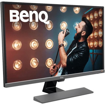 BenQ Ew3270U 32 Inch 4K UHD 3840 X 2160 HDR Monitor Freesync Eye-Care, Anti-Glare Brightness Intelligence Plus Sensor USB C, DP, HDMI Built-In Speakers, Metallic Grey, (Ew3270U) 31.5 Inch / 4K Hdr / USB-C