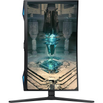 Samsung Odyssey G6 32 Inch Curved QHD 240Hz 1Ms Smart Gaming Monitor With Speakers, HDMI 2.1, Display Port - LS32BG650EMXUE