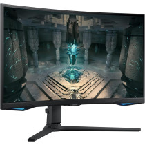 Samsung Odyssey G6 32 Inch Curved QHD 240Hz 1Ms Smart Gaming Monitor With Speakers, HDMI 2.1, Display Port - LS32BG650EMXUE