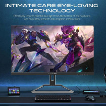 GameOn GOE24FHD165 24 Inch FHD, 165Hz, 1Ms (1920X1080) Flat IPS Gaming Monitor With Gsync & Free Sync - Black, Display Port, HDMI
