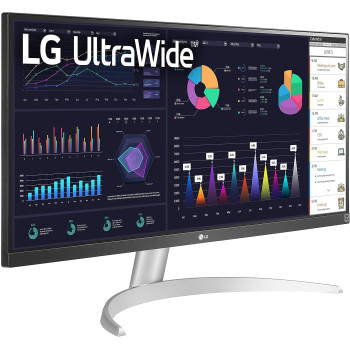 LG 29 Inch 29WQ600 Ultrawide Monitor 21:9, FHD(2560 X 1080P), IPS, SRGB 99%, Hdr10, AMD Freesync, 1Ms MBR, 100Hz Refresh Rate 2 x 7W Speakers With Maxxaudio