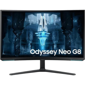 Samsung 32 Inch Odyssey Neo G8 BG850, 4K Curved Gaming Monitor With 240Hz Refresh Rate & 1Ms Response Time, AMD Freesync Premium Pro, Quantum Hdr 2000 - LS32BG850NMXUE