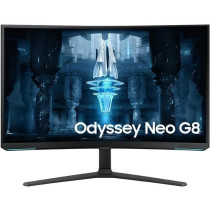 Samsung 32 Inch Odyssey Neo G8 BG850, 4K Curved Gaming Monitor With 240Hz Refresh Rate & 1Ms Response Time, AMD Freesync Premium Pro, Quantum Hdr 2000 - LS32BG850NMXUE