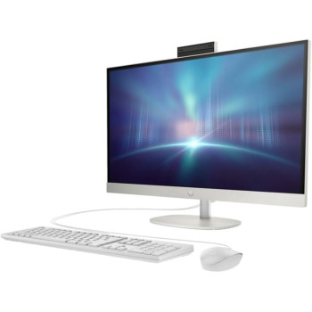 HP 2023 Newest All-In-One 27 Inch Desktop, 13th Generation Intel Core I7-1355U Processor 16Gb DDR4 Ram 1Tb M.2 SSD Intel Iris X Graphics 27 Inch FHD Display Windows 11 Pro (Shell White)