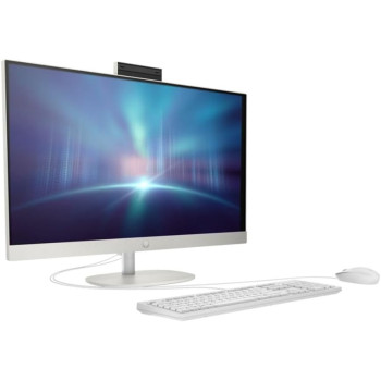 HP 2023 Newest All-In-One 27 Inch Desktop, 13th Generation Intel Core I7-1355U Processor 16Gb DDR4 Ram 1Tb M.2 SSD Intel Iris X Graphics 27 Inch FHD Display Windows 11 Pro (Shell White)