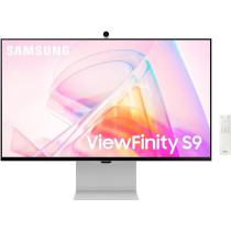 Samsung 27 Inch ViewFinity S9 IPS 5K Monitor With Thunderbolt 4, Mini-Display Port, Matte Display, 4K Slimfit Camera, Slim Metal Design, Airplay, Smart TV Apps, Gaming Hub, For Windows And Mac, LS27C902PAMXUE