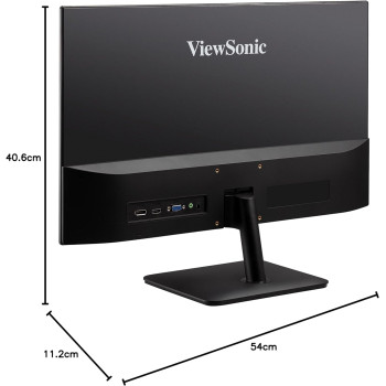 Viewsonic VA2432 H 24 Inch Monitor Frameless, IPS Panel - Business, Entertainment & Gaming Monitor
