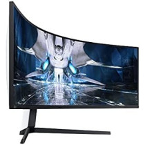 Samsung Odyssey Neo 49 Inch Curved, 240Hz Ultra Wide DQHD Gaming Monitor With Quantum Mini LED, 1000R Curvature, 2021 Model, Black