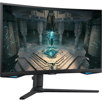 Samsung Odyssey G6 LS32BG650EUXXU 32 Inch Curved Smart Gaming Monitor - QHD 2560 x 1440, 240Hz, 1Ms, Speakers, HDMI 2.1, Full Smart Platform