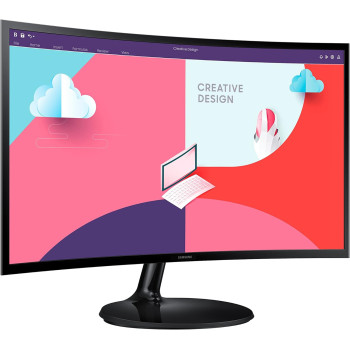 Samsung LS24C360EAUXXU 24 Inch Curved Full HD 1080P Monitor - 1920x1080, HDMI, VGA