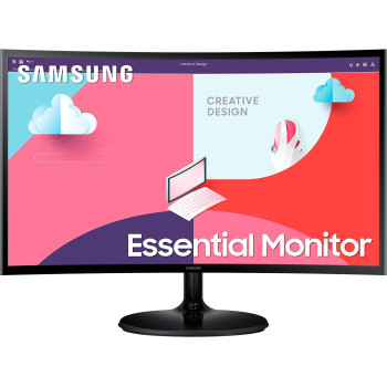 Samsung LS24C360EAUXXU 24 Inch Curved Full HD 1080P Monitor - 1920x1080, HDMI, VGA