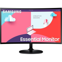 Samsung LS24C360EAUXXU 24 Inch Curved Full HD 1080P Monitor - 1920x1080, HDMI, VGA
