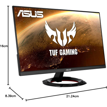 Asus TUF Gaming VG249Q1R Monitor 23.8 Inch Full HD (1920 x 1080), IPS, Overclockable 165Hz(Above 144Hz), 1Ms Mprt, Extreme Low Motion Blur, Freesync Premium, 1Ms (MPRT), Shadow Boost