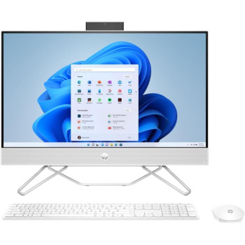 HP 2023 Newest All-In-One 24 Inch Touchscreen Desktop, 12th Gen Intel Core I7-1255U Processor 16GB DDR4 Ram 512GB Nvme SSD Wireless Keyboard & Mouse Windows 11 (Starry White)