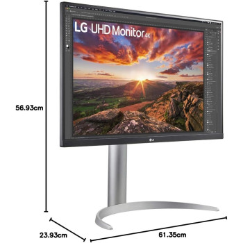 LG 27UP850N 27 Inch IPS 4K UHD VESA Display Hdr 400 USB-C Monitor - White