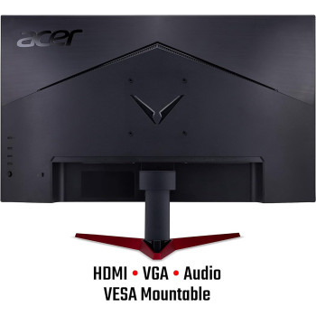 Acer Nitro VG240Y 23.8 Inch 100Hz Refresh - Full HD (1920 x 1080) IPS Gaming Monitor With AMD Freesync Technology - 1Ms VRB (1 HDMI Port & 1 VGA), Black