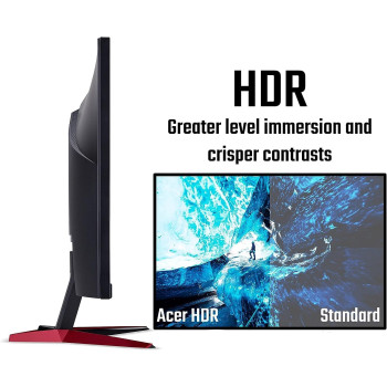 Acer Nitro VG240Y 23.8 Inch 100Hz Refresh - Full HD (1920 x 1080) IPS Gaming Monitor With AMD Freesync Technology - 1Ms VRB (1 HDMI Port & 1 VGA), Black