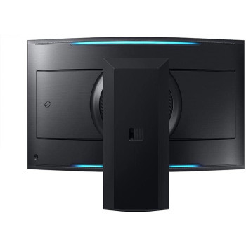Samsung 55 Inch Curved 4K UHD Smart Gaming Monitor, 165Hz, 1Ms, Wi-Fi & Bluetooth Connectivity With Has & Pivot - LS55BG970NMXUE