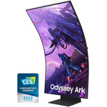 Samsung 55 Inch Curved 4K UHD Smart Gaming Monitor, 165Hz, 1Ms, Wi-Fi & Bluetooth Connectivity With Has & Pivot - LS55BG970NMXUE