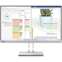 Lenovo L24E-40 VA Full HD 100Hz Anti-Glare Monitor With HDMI, VGA, AMD Freesync, Tilt Stand - Cloud Grey