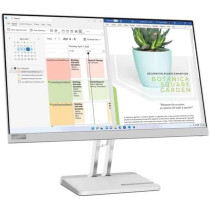 Lenovo L24E-40 VA Full HD 100Hz Anti-Glare Monitor With HDMI, VGA, AMD Freesync, Tilt Stand - Cloud Grey