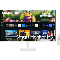 Samsung 27CM501 27 Inch Full HD Smart Monitor M5 With HDMI, USB Hub, Wifi, Bluetooth - White