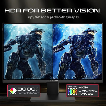 GameOn GOB24FHD75IPS 24 Inch FHD, 75Hz, 4ms, Flat IPS Gaming Monitor