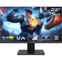 GameOn GOB22FHD75VA 22 Inch FHD, 75 Hz, Va, Flat Gaming Monitor Fixed Stand