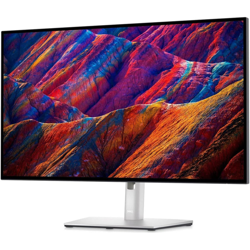 Dell U2723QE UltraSharp USB-C 27 Inch 4K UHD (3840x2160) Monitor, 60Hz, IPS, 5ms, 98% DCI-P3, Hdr400, 3 x USB-C, 2 x Display Port, HDMI, 5 x USB, RJ45, 3 Year Warranty, Silver