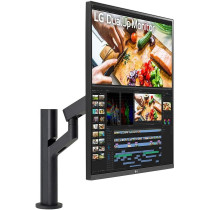 LG DualUp Monitor 28MQ780 27.6 Inch 16:18 SDQHD 2560x2880/ Nano IPS/ DCI-P3 98%/ HDr10/ USB Type-C/ Power Delivery 90W / Built-In KVM/ Ergo Stand