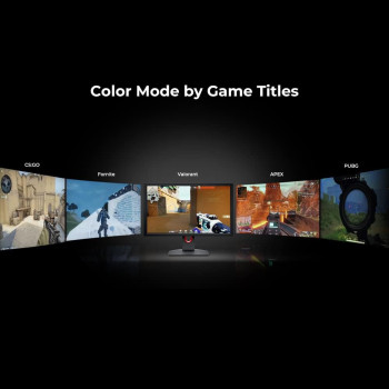 BenQ Zowie XL2566K 24.5 Fast TN In 360Hz Gaming Monitor Motion Clarity Dyac, 1080P, XL Setting To Share, Custom Quick Menu, S Switch, Shield, Smaller Base, Adjustable Height & Tilt, Black