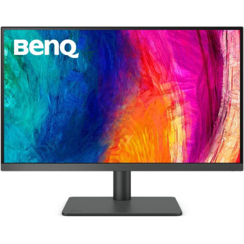 BenQ PD2705U 27 Inch 3840 x 2160 4K Designer Monitor, UHD, SRGB, Rec.709, SRGB, Hdr10, IPS, USB-C (65W), USB Hub, Aqcolor, Factory-Calibrated, Cad/Cam Mode, Hotkey Puck G2, KVM, Ergonmic, ICC Sync (Grey)