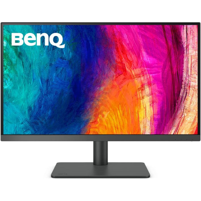 BenQ PD2705U 27 Inch 3840 x 2160 4K Designer Monitor, UHD, SRGB, Rec.709, SRGB, Hdr10, IPS, USB-C (65W), USB Hub, Aqcolor, Factory-Calibrated, Cad/Cam Mode, Hotkey Puck G2, KVM, Ergonmic, ICC Sync (Grey)