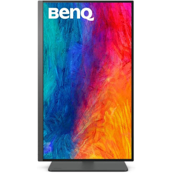BenQ PD2705U 27 Inch 3840 x 2160 4K Designer Monitor, UHD, SRGB, Rec.709, SRGB, Hdr10, IPS, USB-C (65W), USB Hub, Aqcolor, Factory-Calibrated, Cad/Cam Mode, Hotkey Puck G2, KVM, Ergonmic, ICC Sync (Grey)