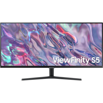Samsung 34 Inch Viewfinity S5 S50GC With Ultra WQHD Resolution, Ultra-Smooth Experience With 100Hz Refresh Rate And Incredibly Slim And Stylish Design With Border-Less Screen - LS34C500GAMXUE