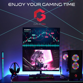 GameOn GOE32FHD165VA 32 Inch FHD, 165Hz, 1ms Flat Gaming Monitor, Black - (HDMI 2.1 Console Compatible)