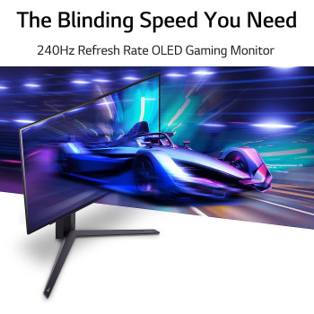 LG 27 Inch UltraGear OLED QHD Gaming Monitor With 240Hz .03ms GtG & Nvidia G-Sync Compatible, Black (27GR95QE-B.AUS)